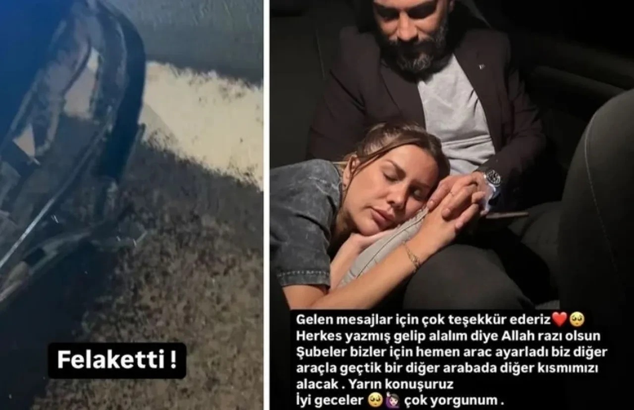 Dilan Ve Engin Polat Çifti Mardin'de Kaza Yaptı! (1)