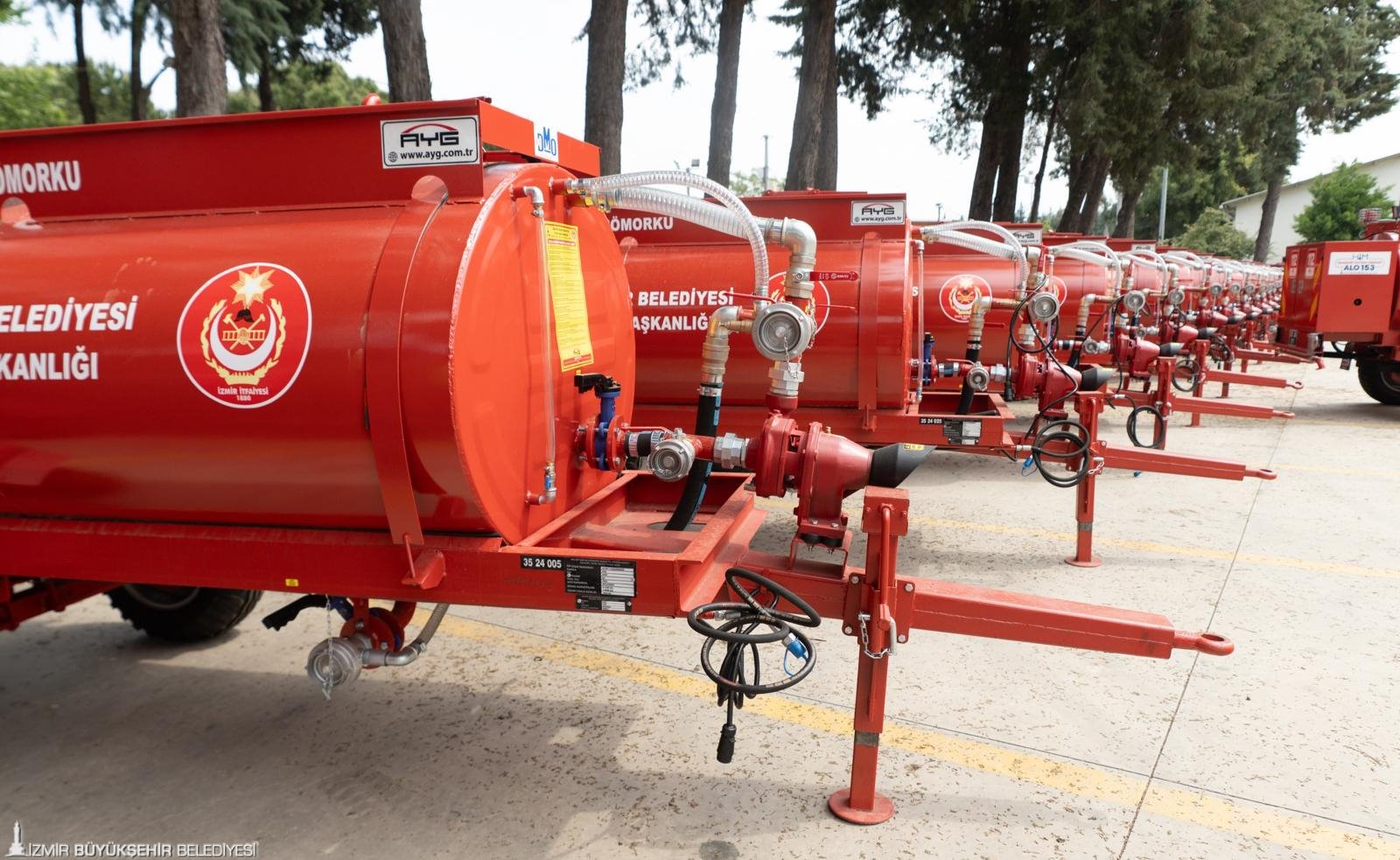 İzmir’de Yangınlara Karşı Yaz Öncesi Seferberlik4 125 Tanker Dağıtılacak