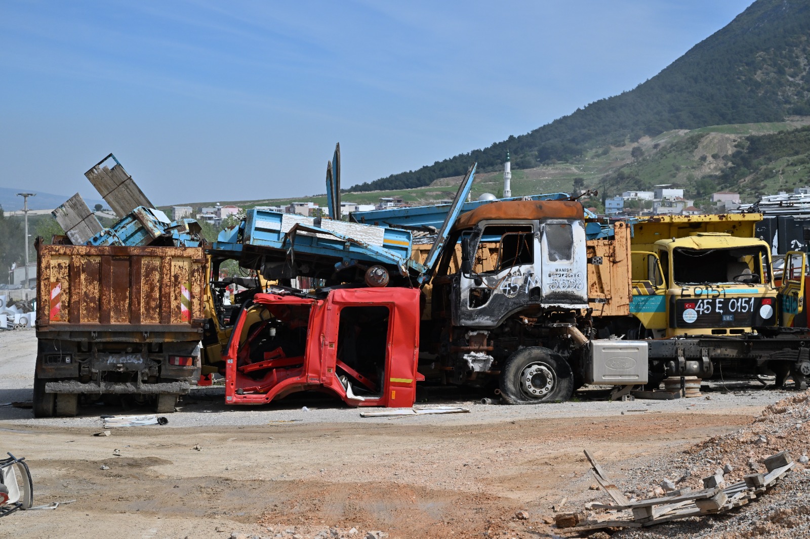 Manisa’da 350 Ton Hurda Mke’ye Devredildi (2)
