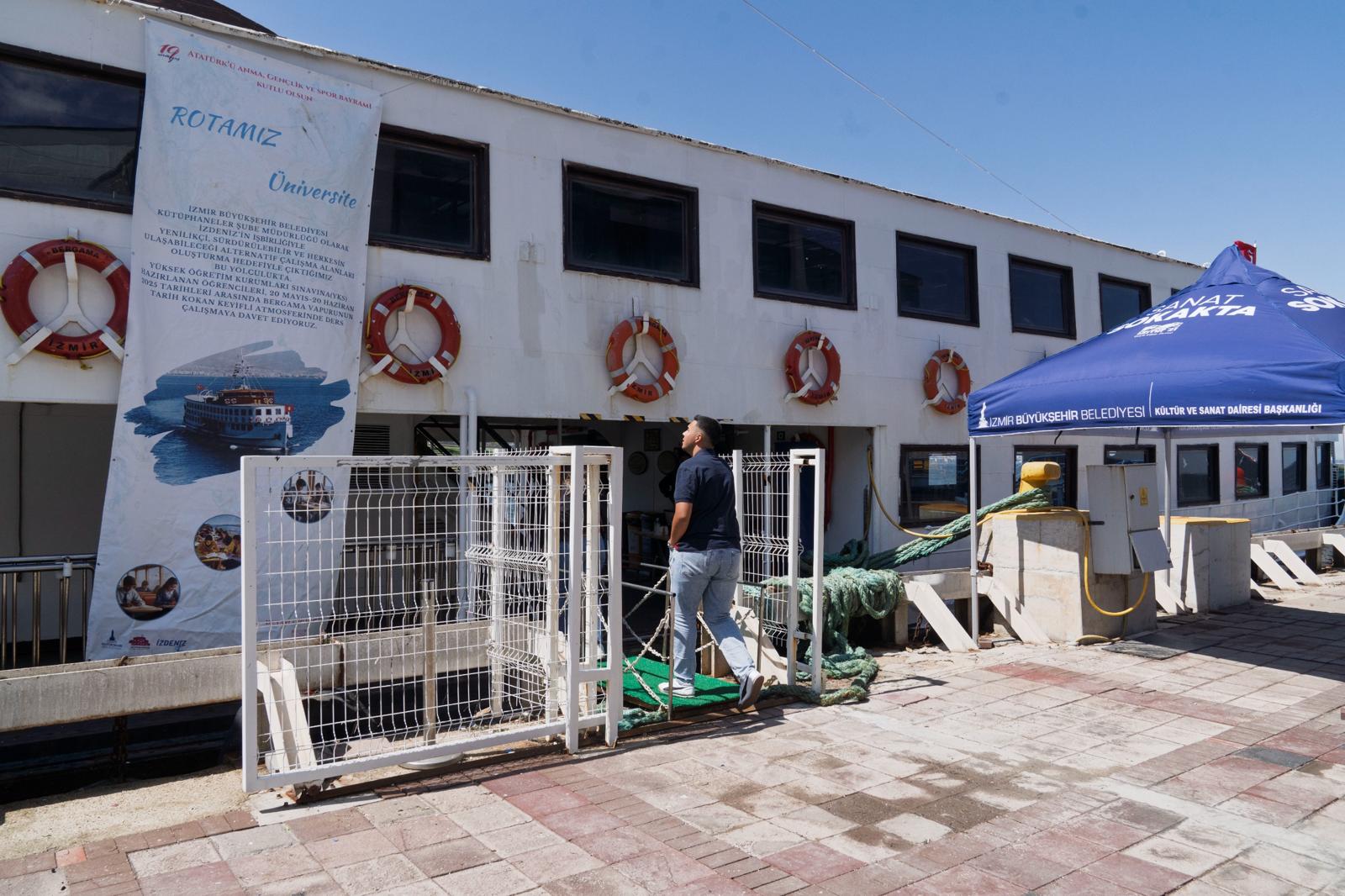 Yks'ye Hazırlıkta Yeni Rota Bergama Vapuru Açıldı