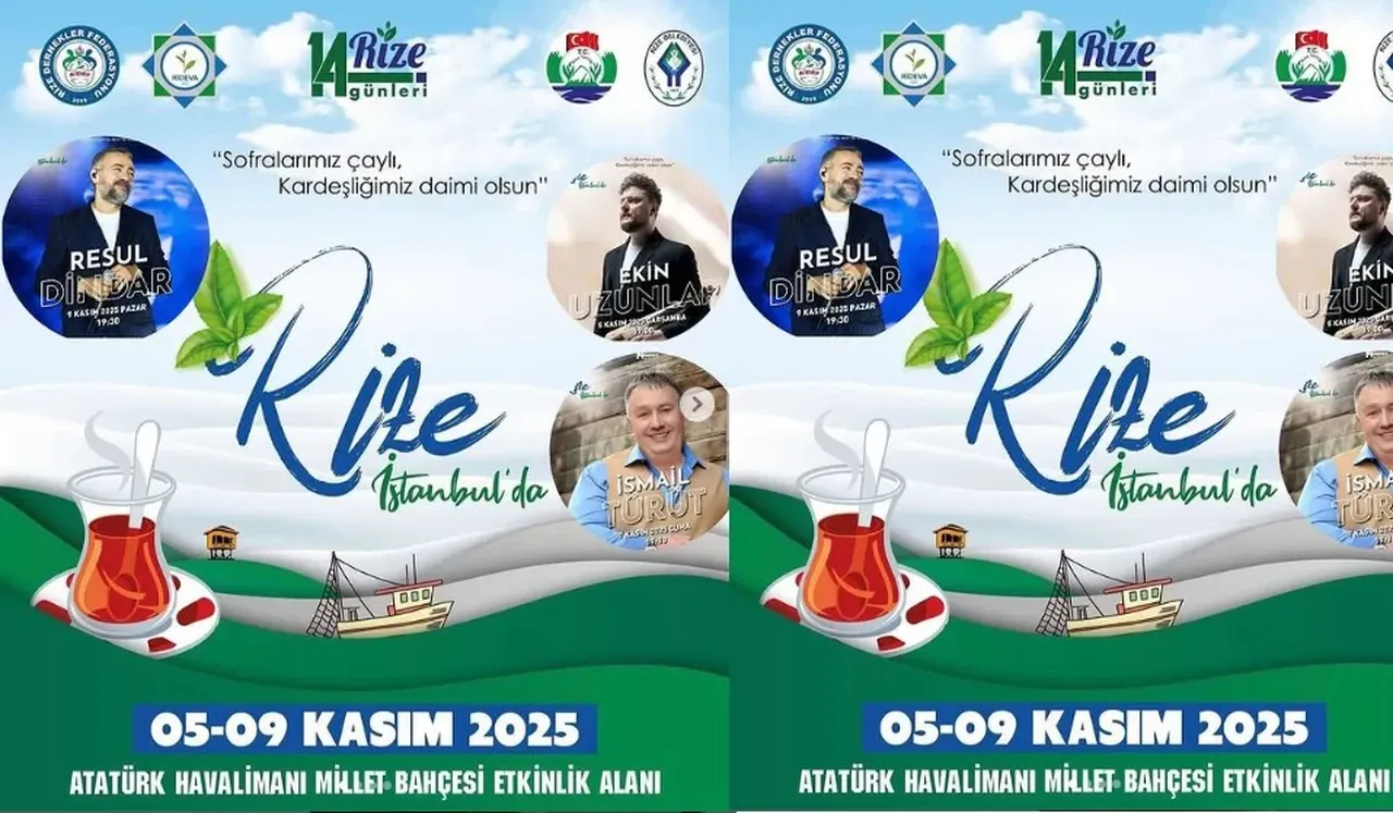 Bitlis Rize Tanitim Gunleri 2025 Ataturk Havalimani Millet Bahcesi