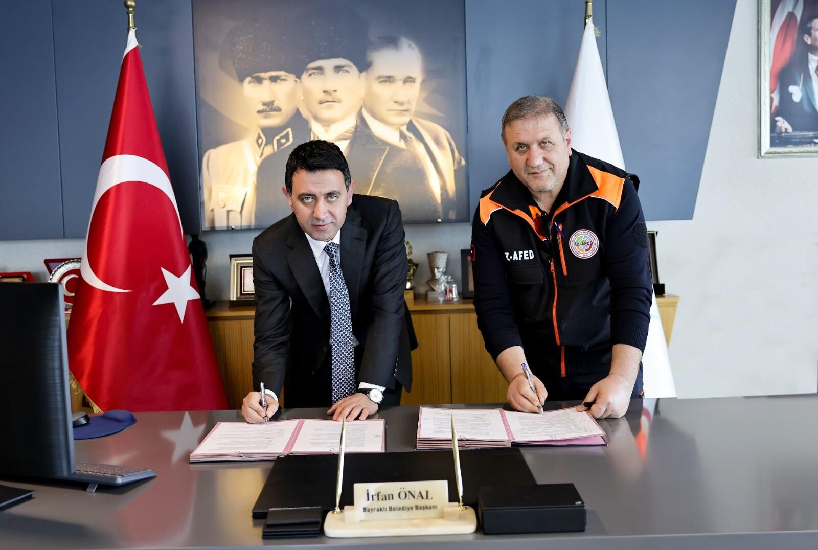 Bayraklı’da Afet Ve İklim Risklerine Karşı İş Birliği Protokolü İmzalandı (2)