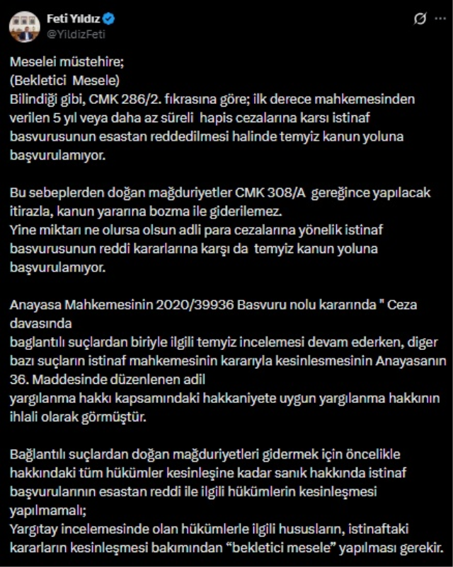 Mhpli Feti Yildizdan Yargida B 20002434 1097 1 M-1