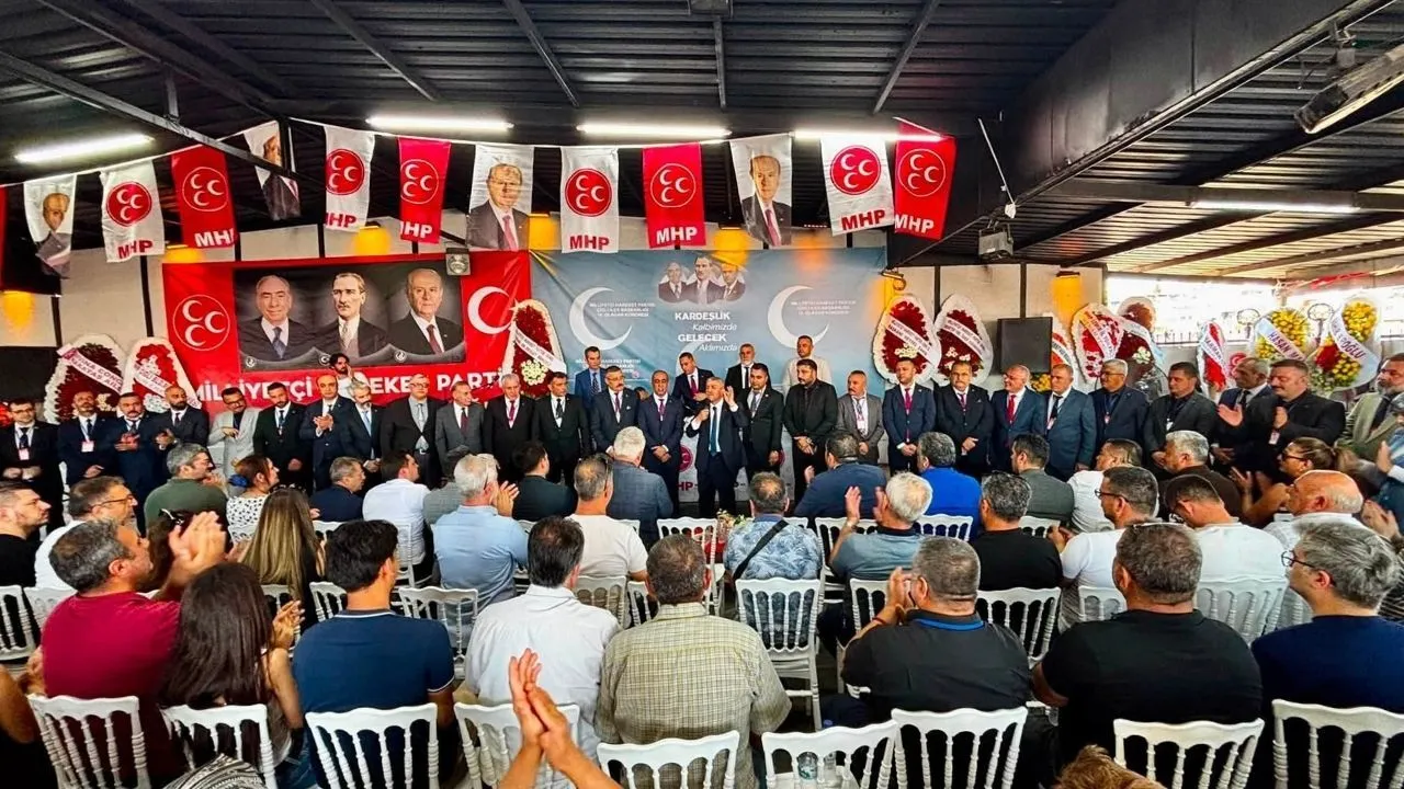Mhp Cigli Orhan Yilmazla Devam Kongreye Osmanagaoglu Ve Sahin De Katildi 5