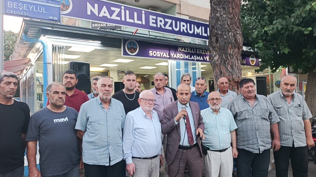 Nazilli Erzurum'lular Derneği'nden bakan Yusuf Tekin'e tam destek
