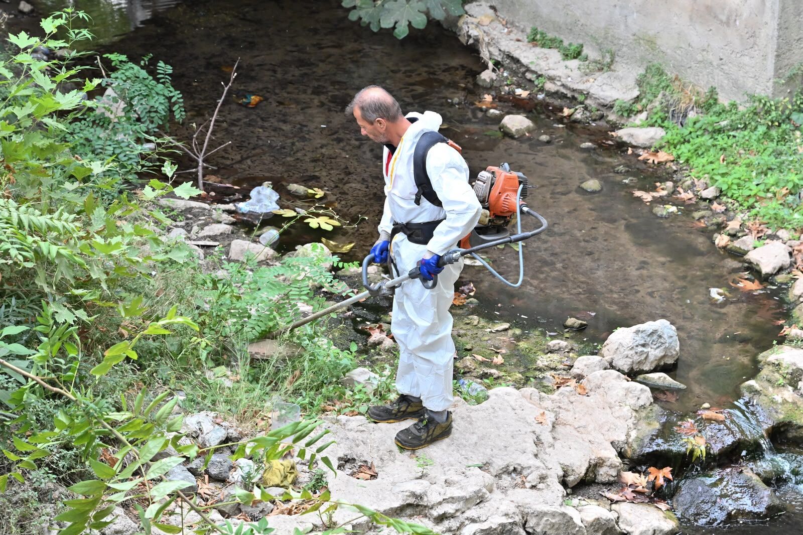 Büyükşehir ve MASKİ’den Çaybaşı Deresi’nde Kış Temizliği