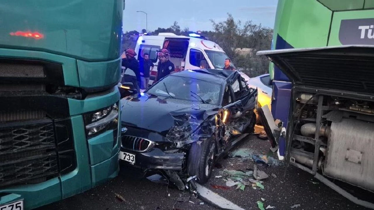 İstanbul-İzmir Otoyolu’nda zincirleme kaza