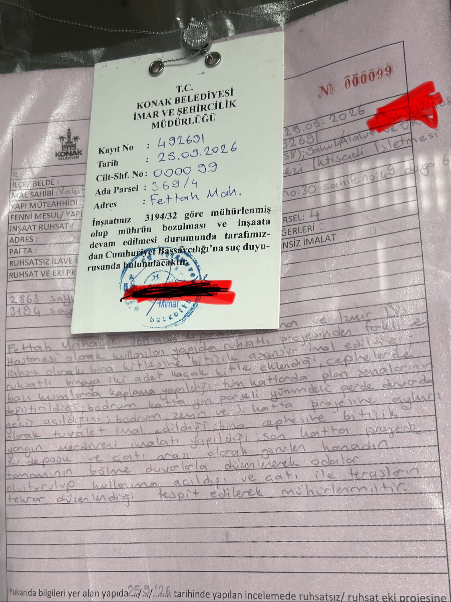 Konak Belediyesinden Devlet Hastanesine mühür