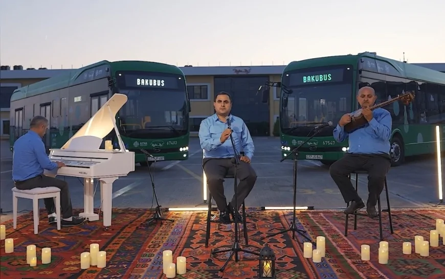 BakuBus şoförlerinden Milli Müzik Günü’ne özel performans