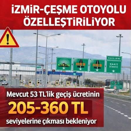 ÇEŞÇEP’ten İzmir-Çeşme Otoyolu özelleştirmesine tepki: “Ortak mal satılamaz”