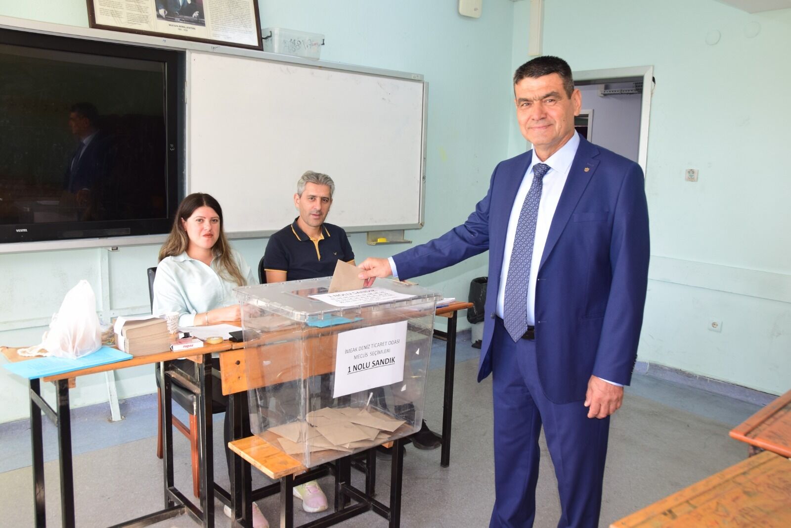 İMEAK Deniz Ticaret Odası Marmaris’te Halil Bağlı yeniden başkan
