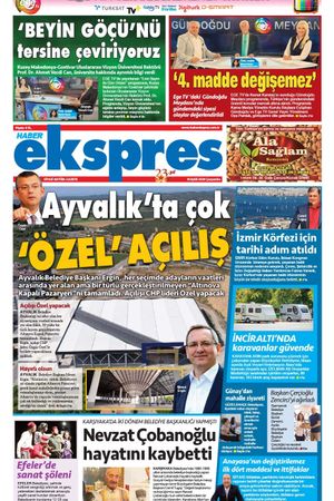 Haber Ekspres Gazetesi - Son dakika haberler-İzmir haberleri - 18.09.2024 Manşeti