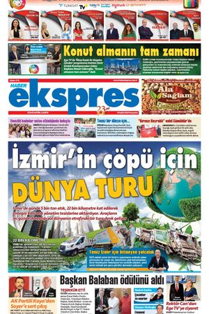 Haber Ekspres Gazetesi - Son dakika haberler-İzmir haberleri - 19.09.2024 Manşeti