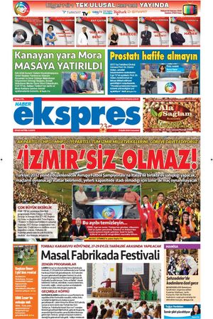 Haber Ekspres Gazetesi - Son dakika haberler-İzmir haberleri - 21.09.2024 Manşeti