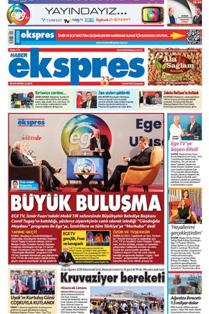 Haber Ekspres Gazetesi - Son dakika haberler-İzmir haberleri - 04.09.2024 Manşeti