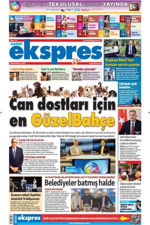 Haber Ekspres Gazetesi - Son dakika haberler-İzmir haberleri - 06.09.2024 Manşeti